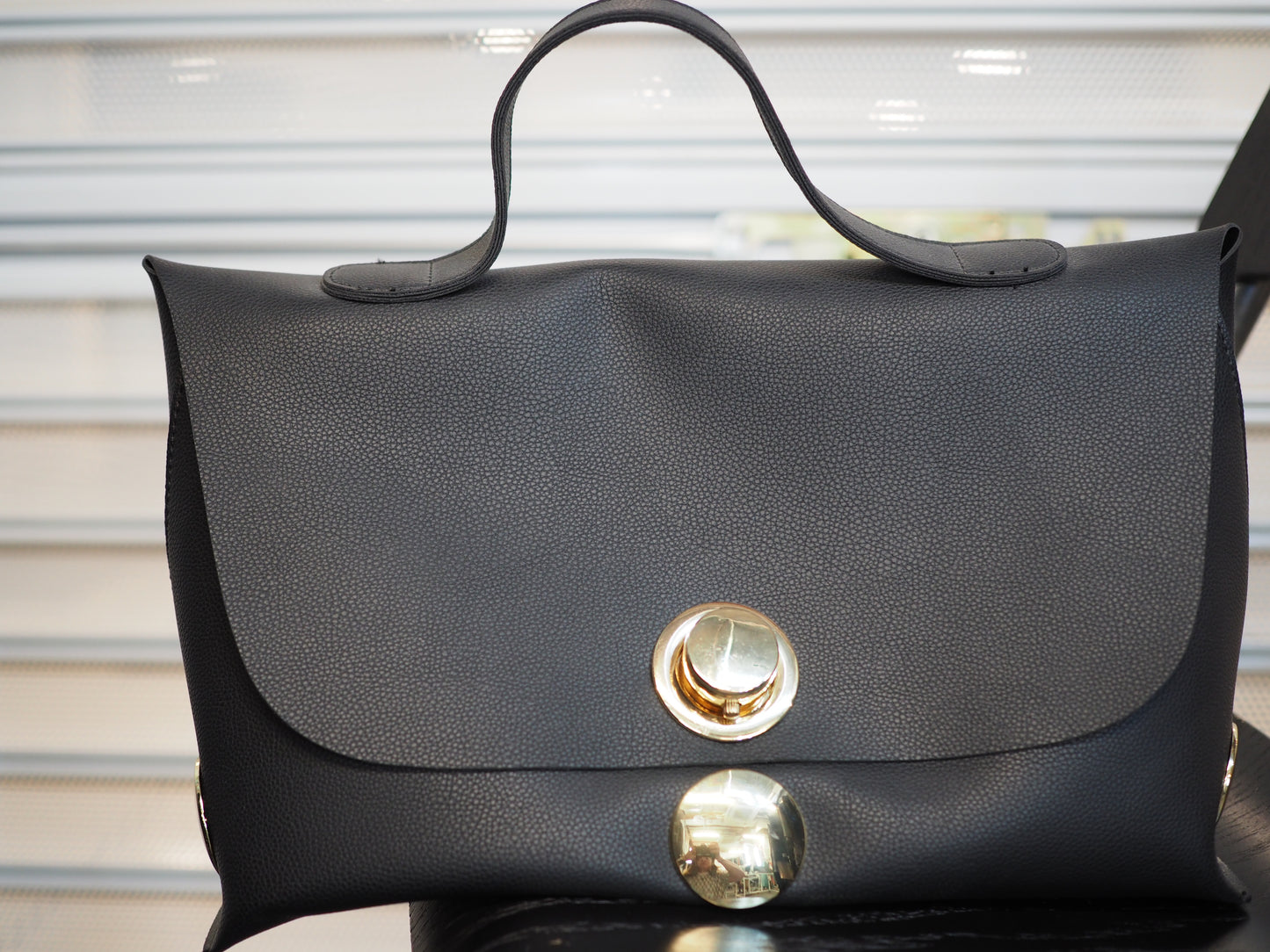Black and Gold Chic Handbag