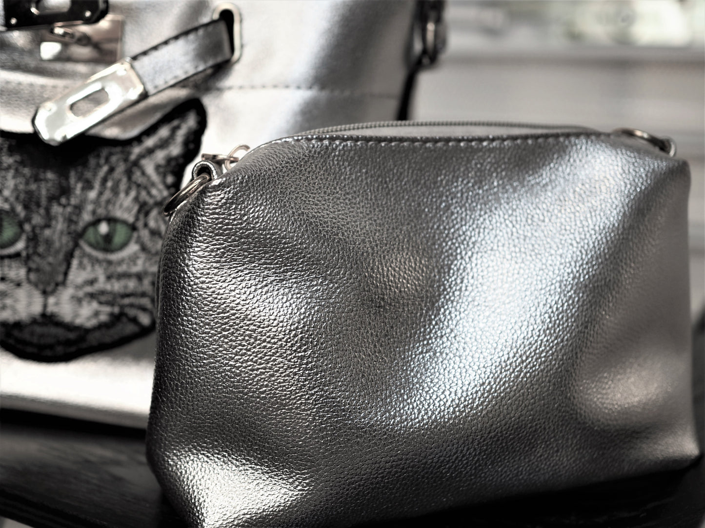 Cat Foil Purse 2 in 1 Handbag