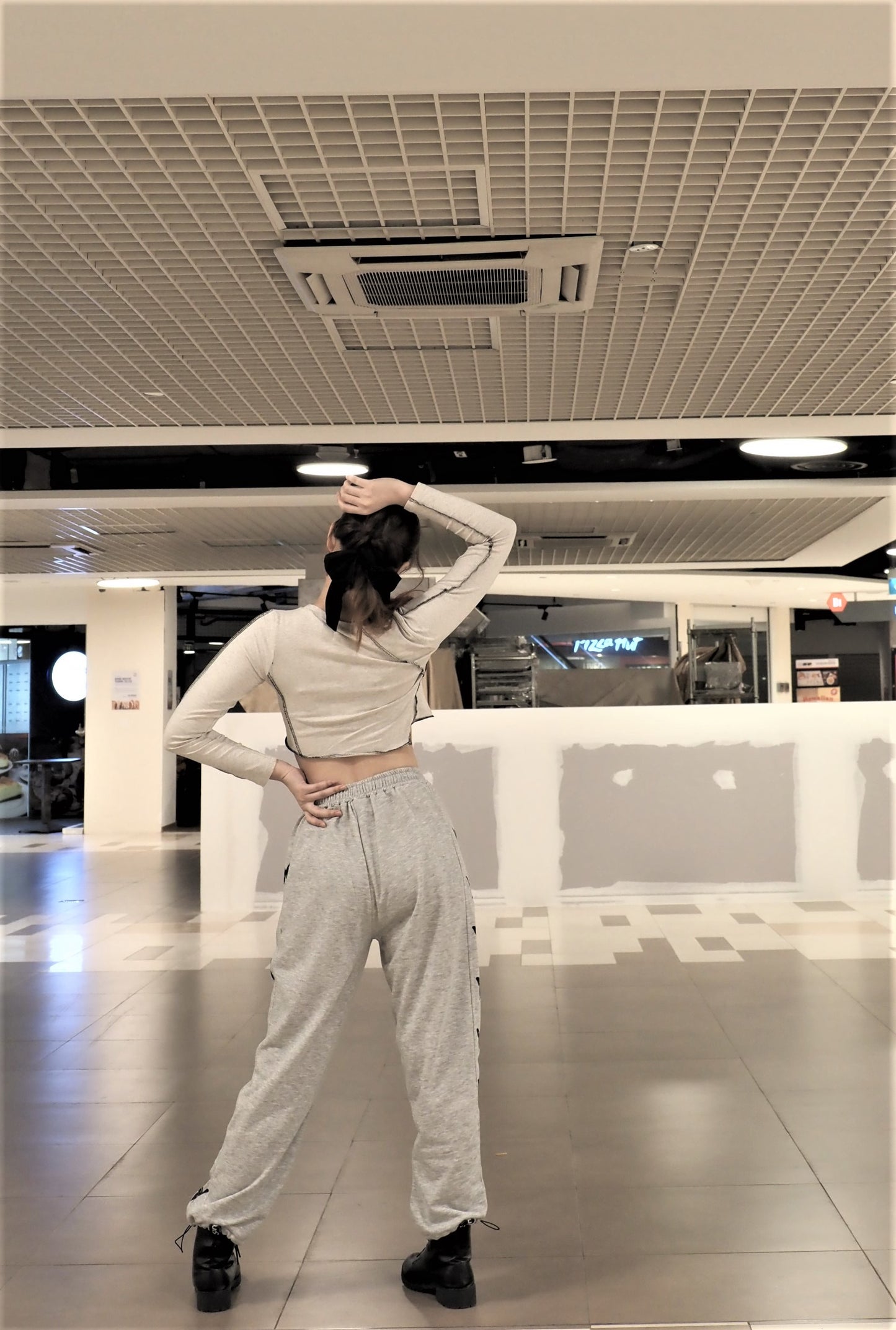 Simple Gothic Rock Long Sleeve Top