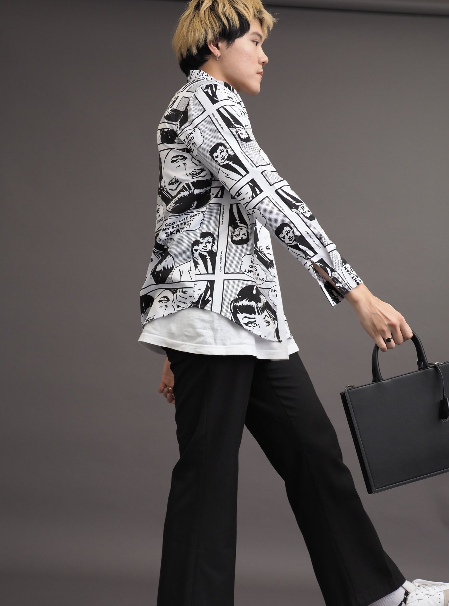Comic Trendy Korean Style Shirt