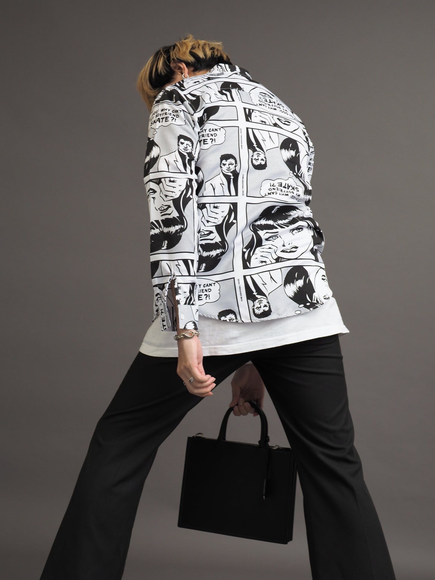 Comic Trendy Korean Style Shirt