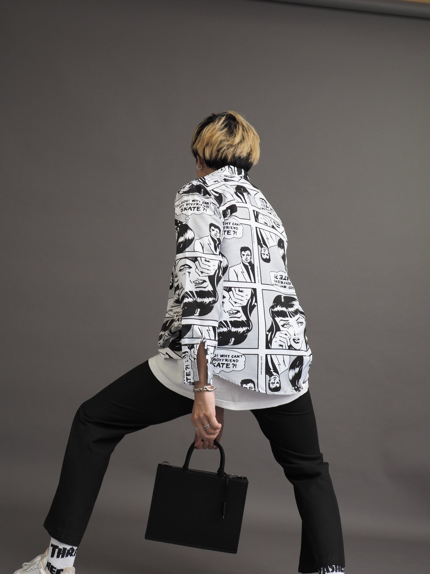 Comic Trendy Korean Style Shirt