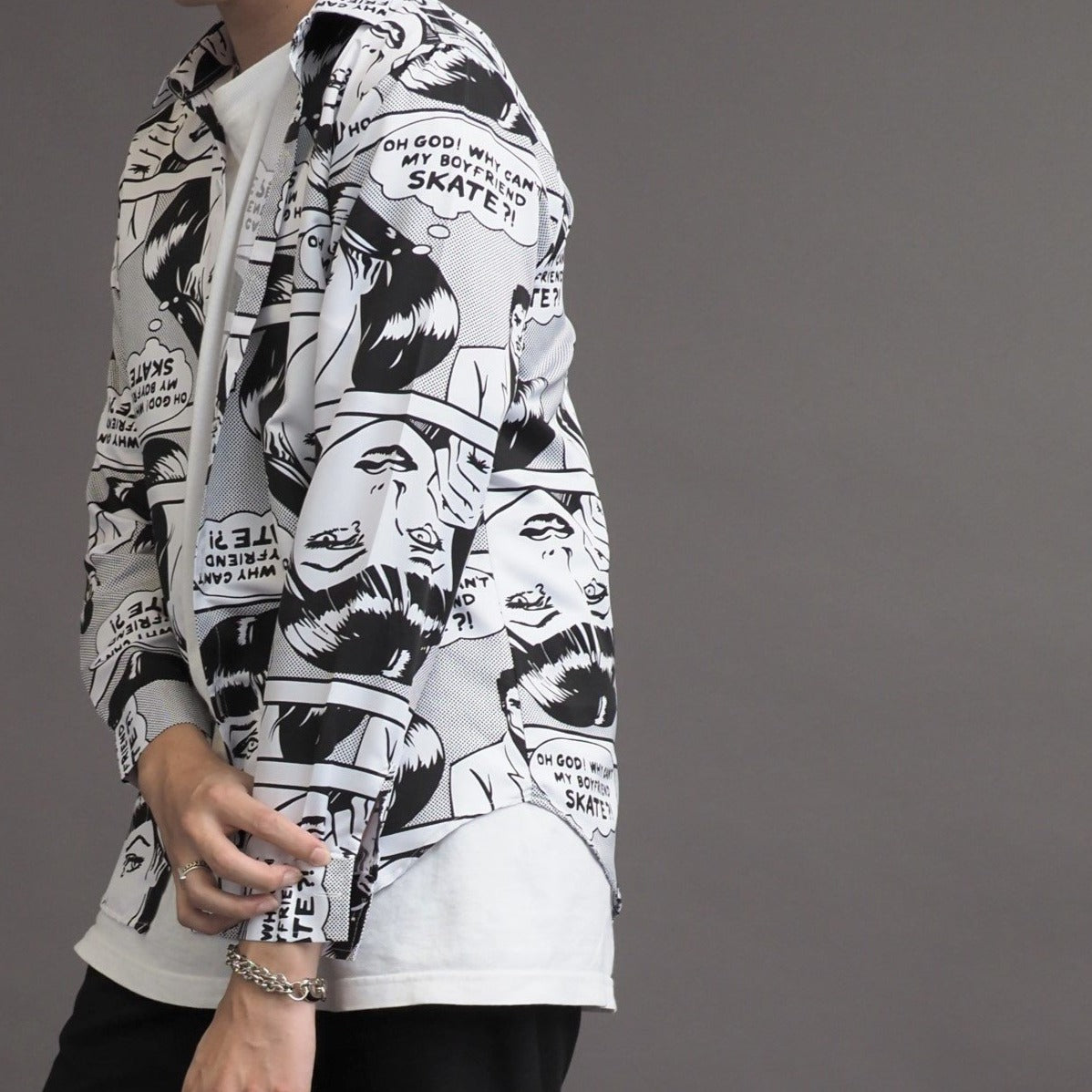 Comic Trendy Korean Style Shirt