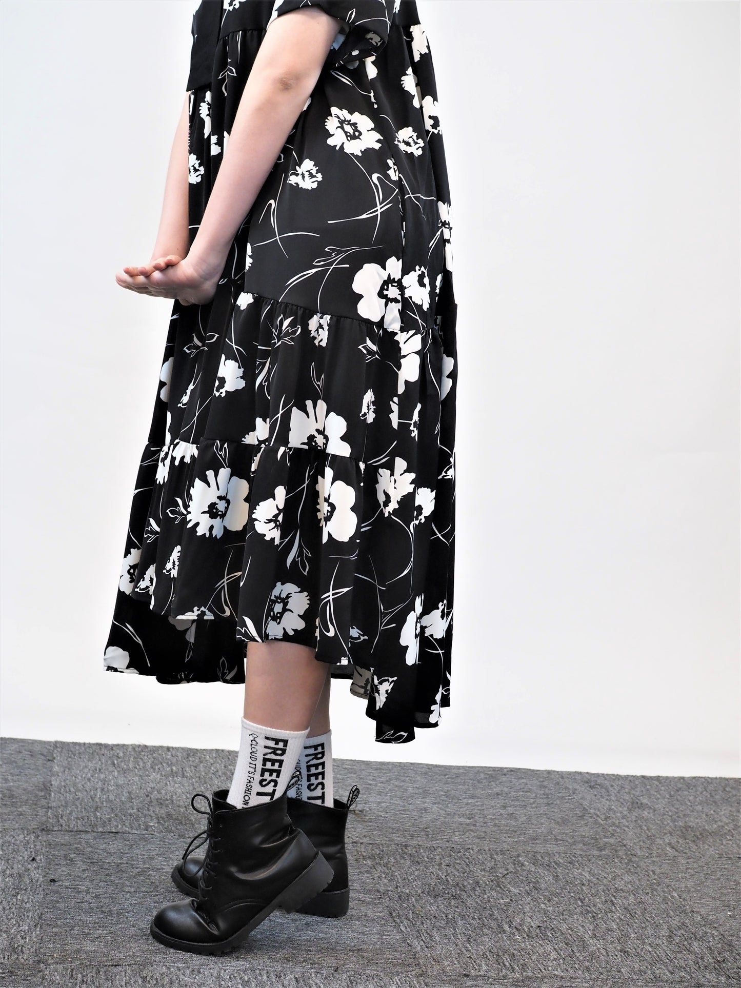 Flare Floral Dress