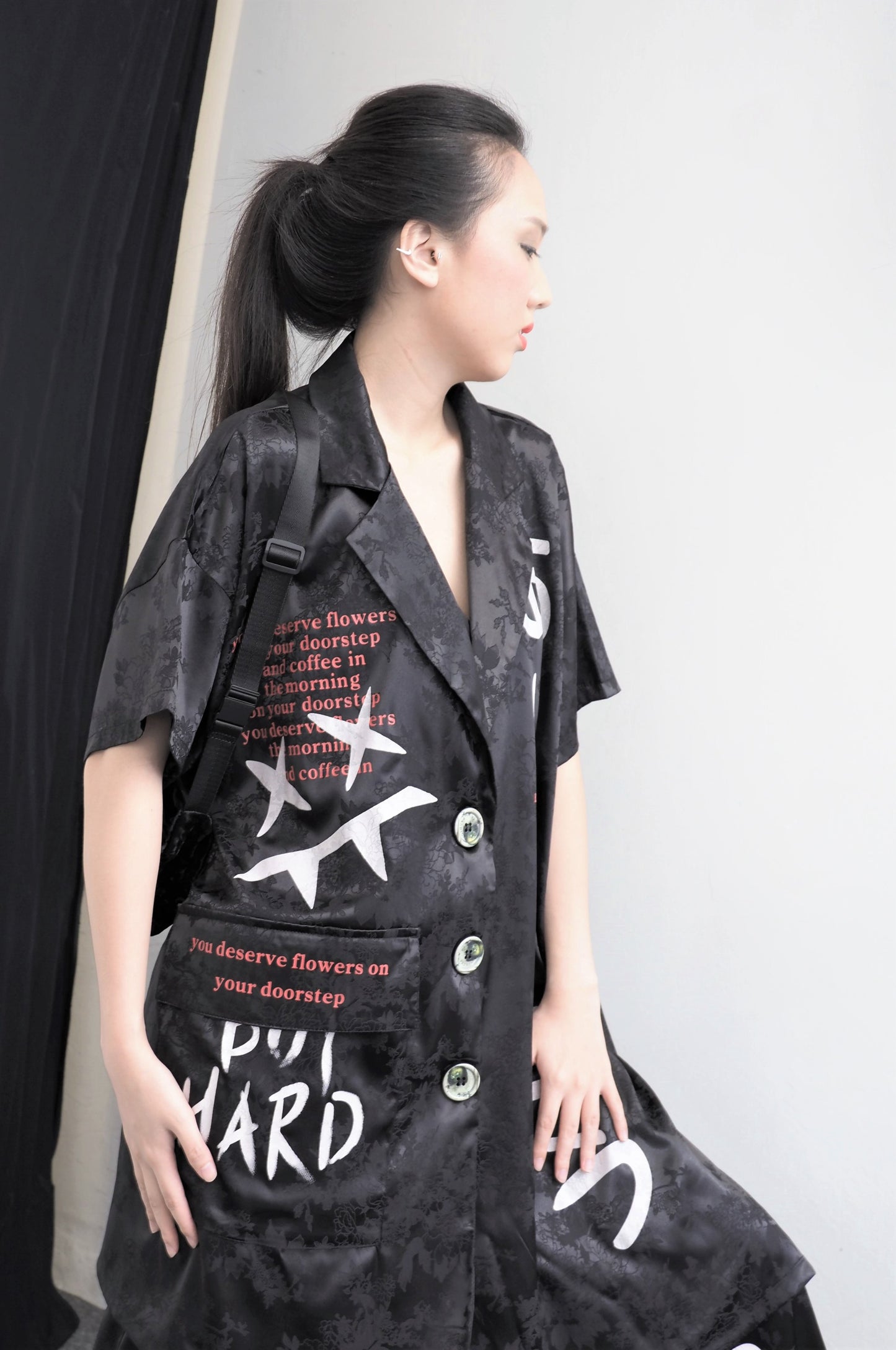 Oversize Wool Suit Set