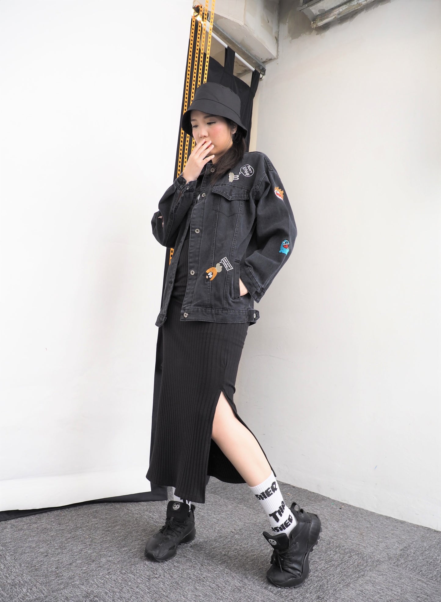 Graphical Denim Jacket