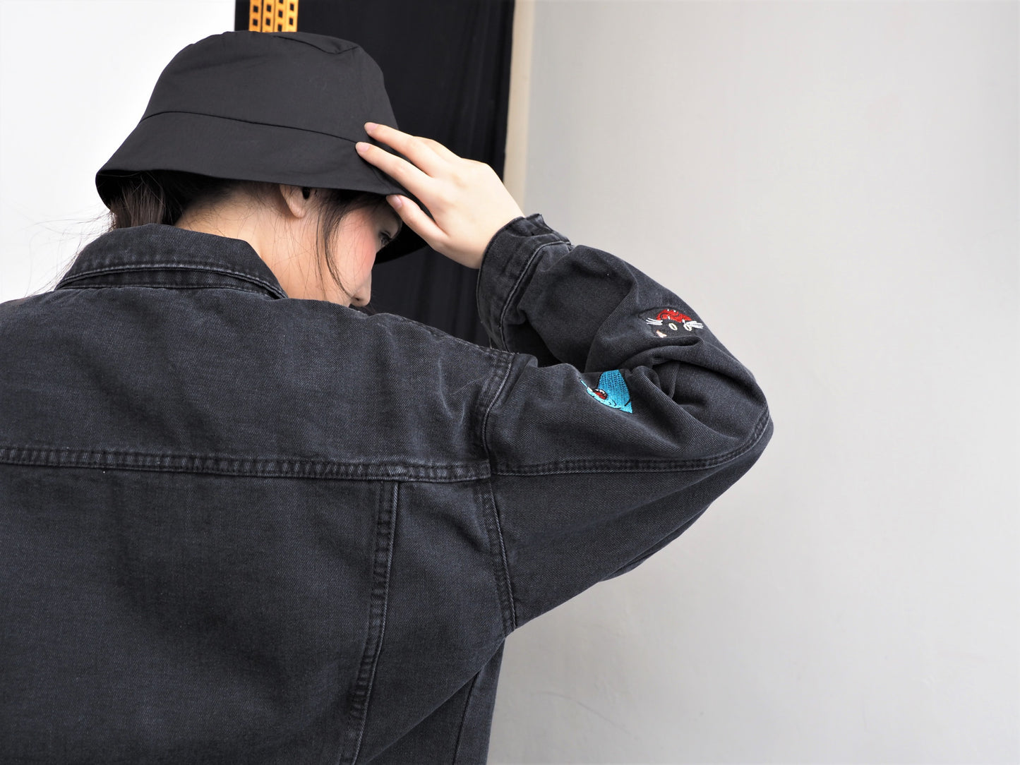 Graphical Denim Jacket
