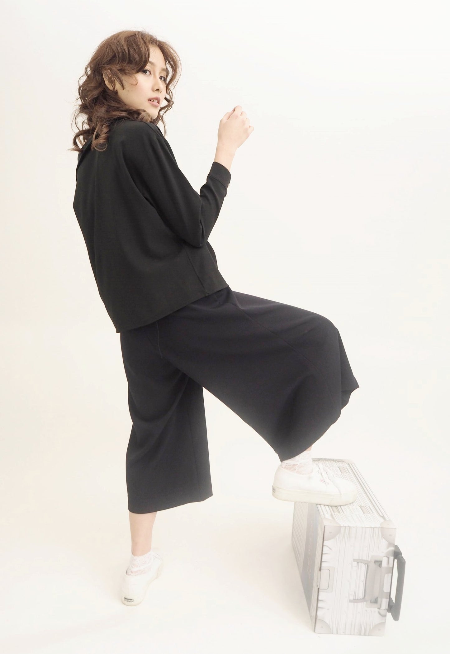 Boat Cut Plain Blouse