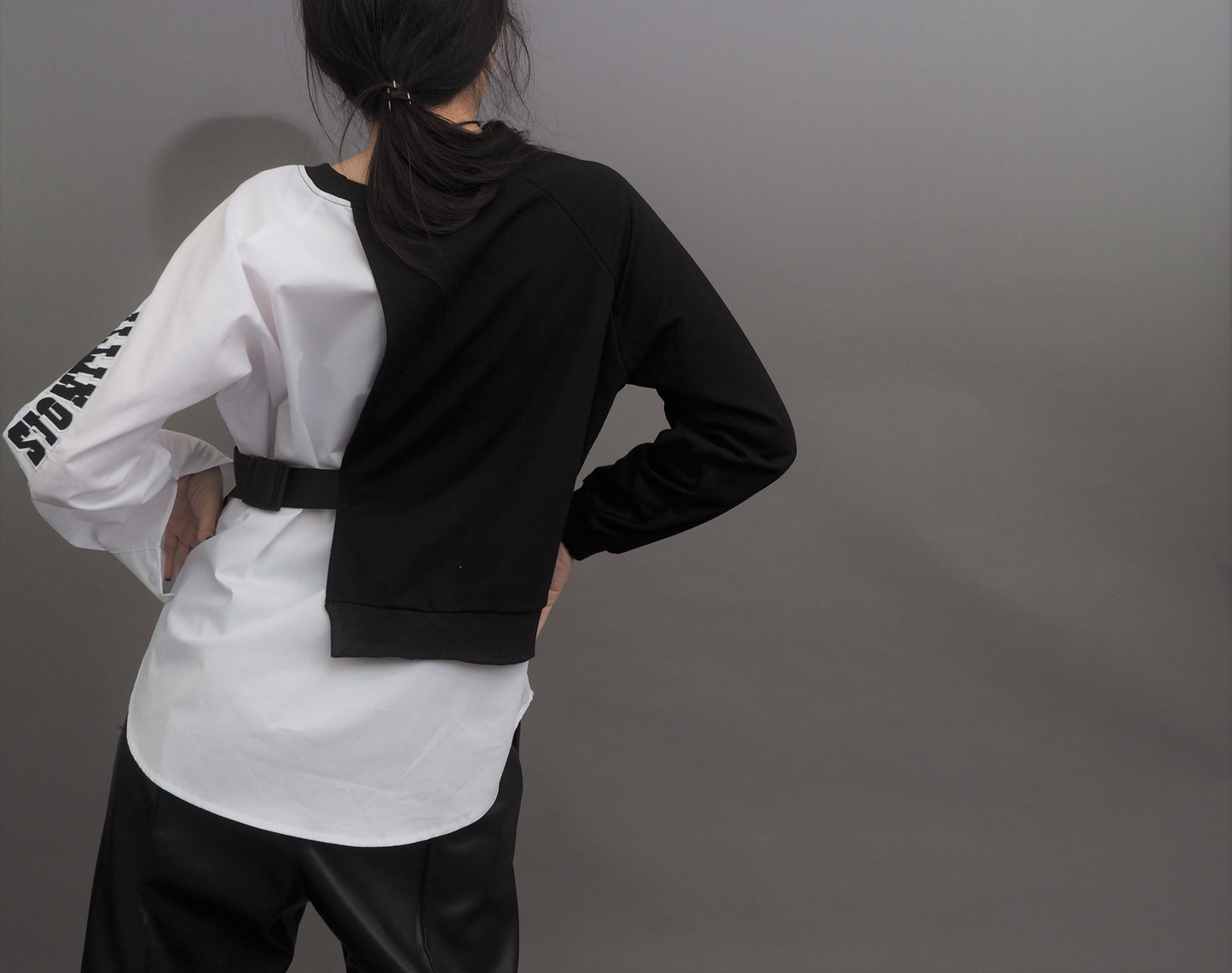 Harajuku Layer Stitched Long Sleeve Top