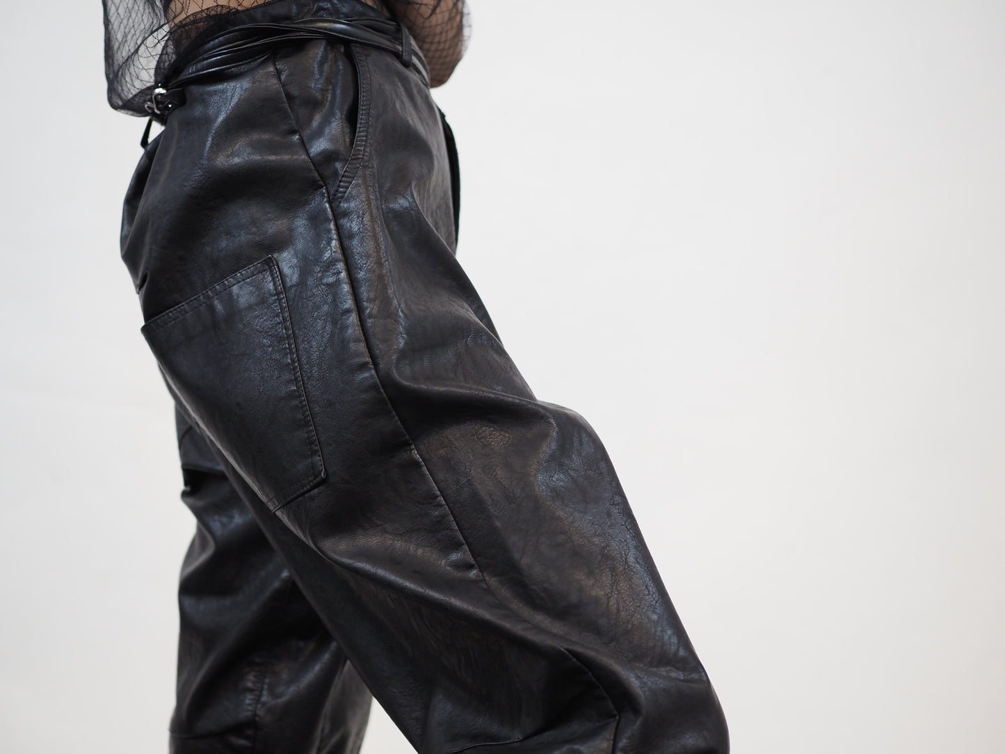 PU Baggy Stylish Leather Pants