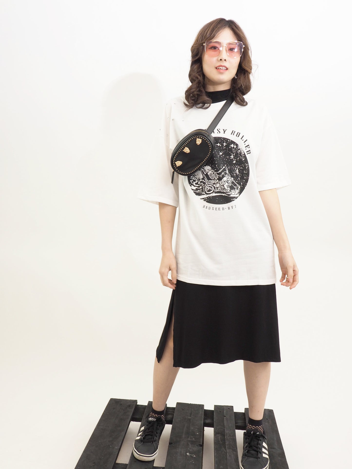 Diamante Detail Tee Dress