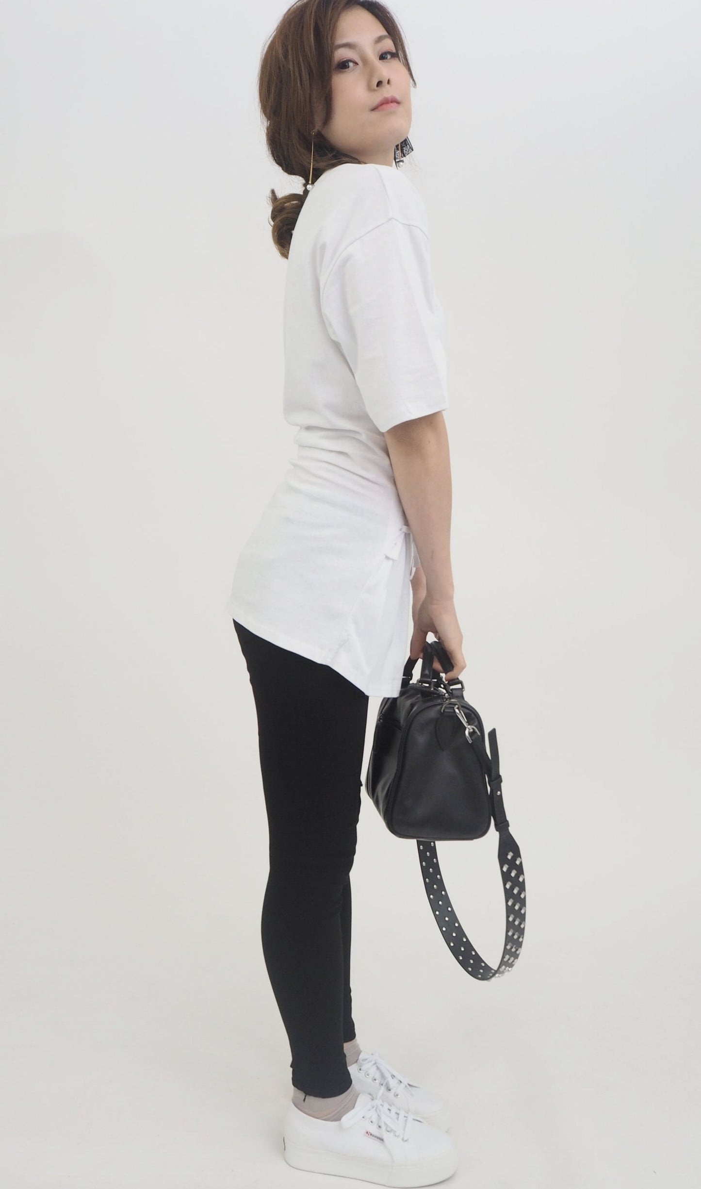 Waistline-Tied Tee